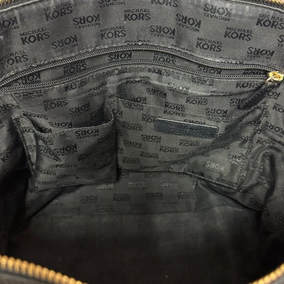 Michael Kors Jet Set Pebbled Leather Tote – Black – Excellent Condition - Picture 7 of 8